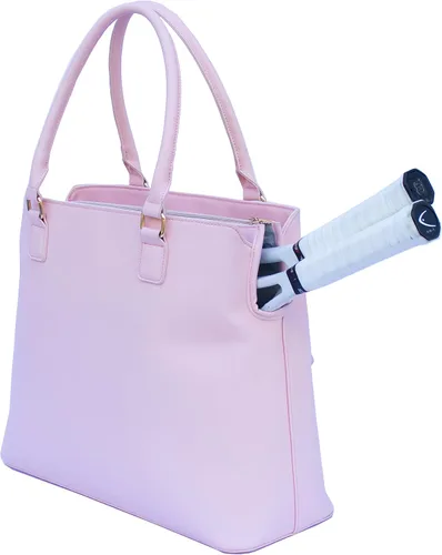 Vista 2 de Court Couture Monte Carlo Bolsa de Tenis/Pickleball Rosa