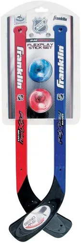 Vista 6 de Franklin Sports NHL Flex Play Hockey Sticks and Ball Set - 2 Players