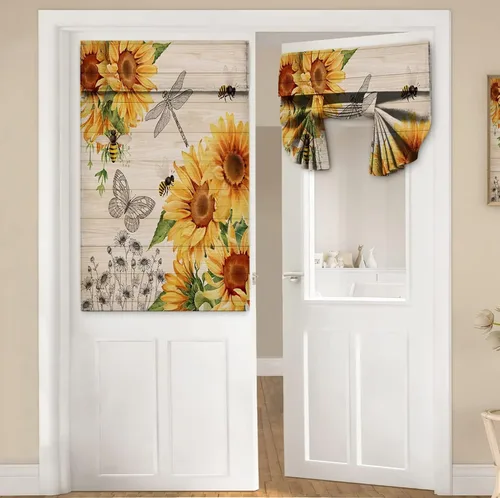 Vista 63 de Cortinas de puerta negras y rojas para ventanas de puerta, estampado de leopardo y cebra, cortinas de ventana para puerta de vidrio francesa