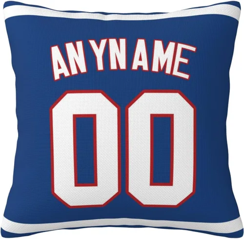 Vista 21 de Funda de almohada personalizada: Funda de almohada personalizada con cualquier nombre y número, regalo personalizado para fanáticos