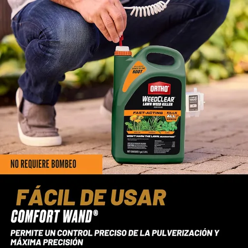 Vista 7 de Ortho WeedClear - Herbicida para césped listo para usar con varita cómoda