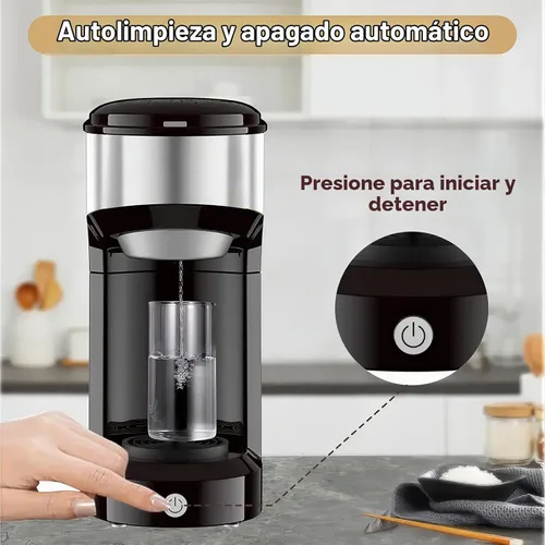 Vista 5 de Cafetera de una sola porción, pequeña K Pod y máquina de café Negro