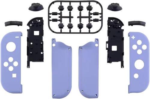 Vista 2 de eXtremeRate - Carcasa de control portátil Joy-Con con set de botones completo repuesto de carcasa hazlo tú mismo para control de Nintendo Switch