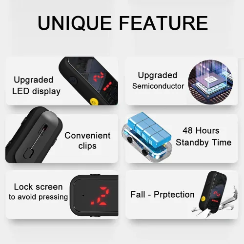 Vista 8 de Super Mini Walkie Talkies Pro con impermeable, radio bidireccional con auriculares para adultos, al aire libre, senderismo, béisbol, restaurante
