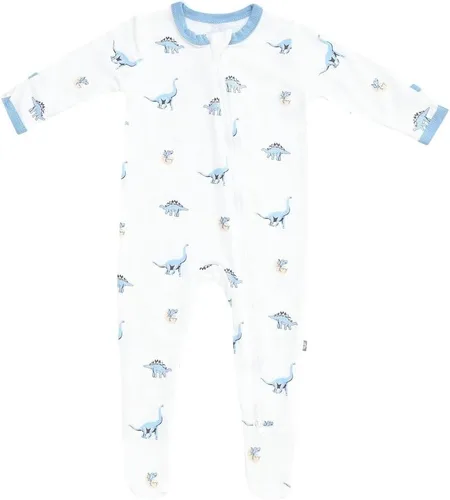 Vista 86 de KYTE BABY Pies unisex con cierre de cremallera, rayón hecho de bambú, 0-24 meses