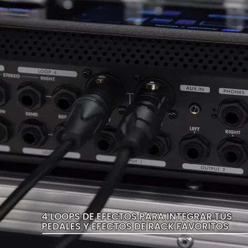 Vista 4 de Fender Tone Master Pro Multi-Effects - Estación de trabajo con pedal de guitarra Tone Master Pro Black Gig Bag (2 artículos)