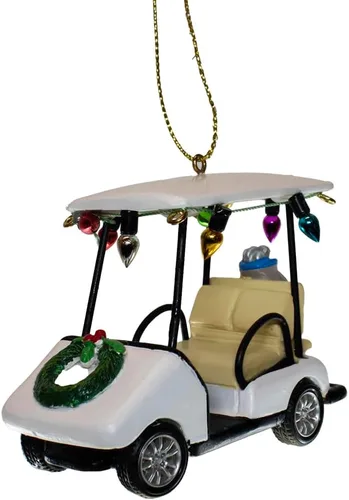 Vista 6 de Kurt Adler - Adorno de resina verde para carrito de golf (3.5 pulgadas)