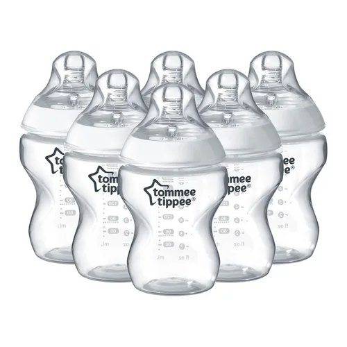 Vista 8 de Tommee Tippee Closer to Nature - Biberones de alimentación sin BPA (8.8 fl oz, 6 unidades)