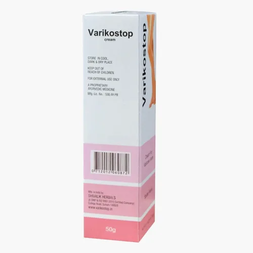 Vista 4 de Crema india ayurvédica Varikostop 1.76oz x 2 tubos para venas varicosas