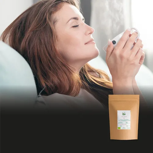 Vista 5 de Té de raíz de bardana Hierba seca cortada - Infusión terrosa Calentamiento de raíz seca naturalmente cortada y tamizada para una infusión terrosa