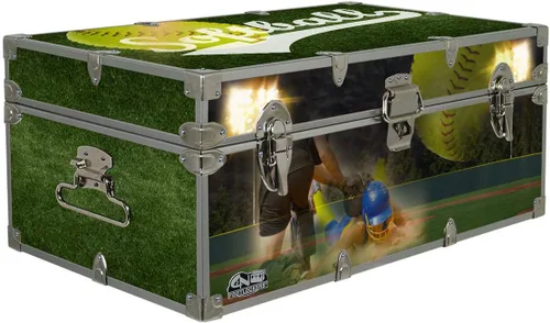 Vista 12 de C&N Footlockers Baúl de diseñador – Baúl de almacenamiento con temática deportiva – Disponible en 15 temas diferentes – 32 x 18 x 13.5 pulgadas