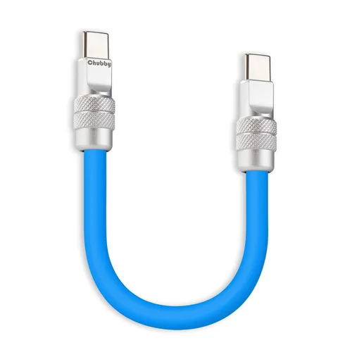 Vista 22 de chubbycable Cable corto USB C a C de 240 W, color naranja, 20 pulgadas Para iPhone 18/17/16/15 Series, MacBook Pro/Air, Galaxy S26/S25/S24, cable