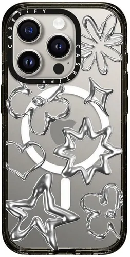 Vista 108 de CASETiFY Impact Funda para iPhone 15 [Probada contra Caídas de Grado Militar 4X / Protección contra Caídas de 8.2 pies / Compatible con Magsafe]