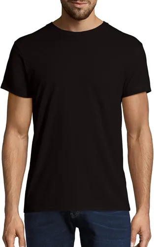 Vista 2 de Hanes Camiseta de algodón Nano Premium para hombre (paquete de 2)