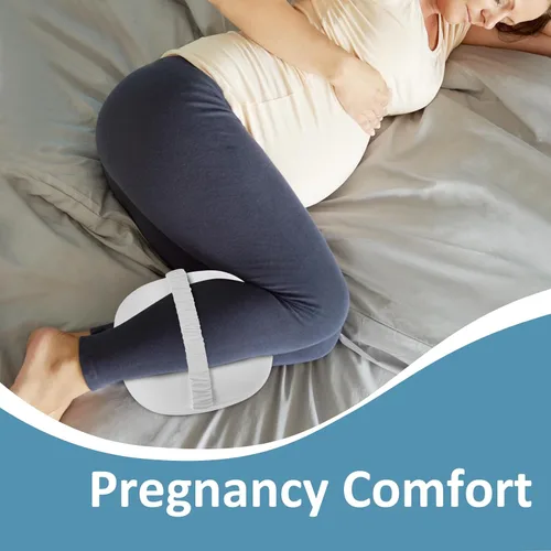 Vista 5 de Almohada de rodilla para dormir de lado, almohada de espuma viscoelástica para dormir de lado, almohada entre piernas para aliviar el dolor