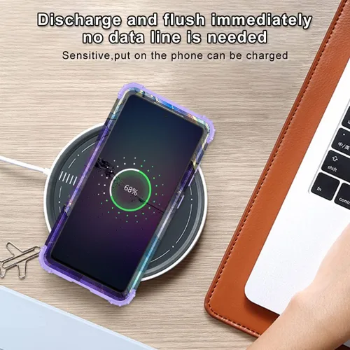 Vista 7 de Rancase Funda para Galaxy S20 FE 5G, Tres Capas de Protección Resistente a Golpes de Servicio Pesado Parachoques de Plástico Duro + Funda Protectora