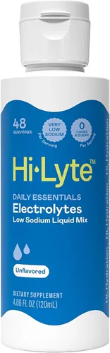 Vista 9 de Hi-Lyte K500 - Mezcla líquida de electrolitos, sin sabor, 20 porciones 500mg Potassium, Zero Sugar, No Stevia, Non-GMO, Vegan, Gluten-Free, No