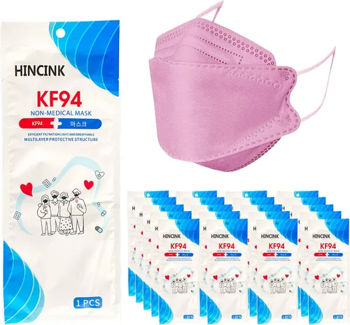 Vista 18 de Disposable Masks 10 Pack, 4-Layer Individually Wrapped Masks for Adults Adultos-colorido-a
