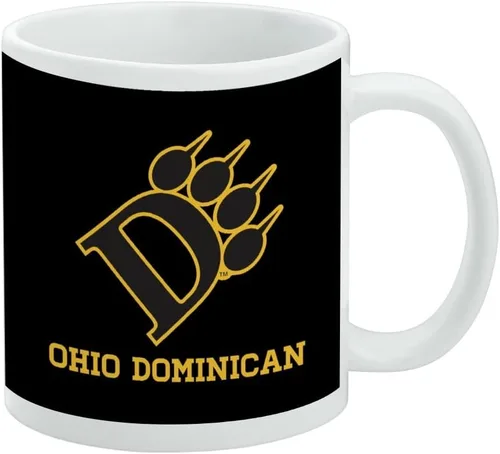 Vista 212 de Taza de cerámica con el logotipo principal de la Universidad Rider, taza de regalo novedosa para café, té y bebidas calientes, 11oz, blanca