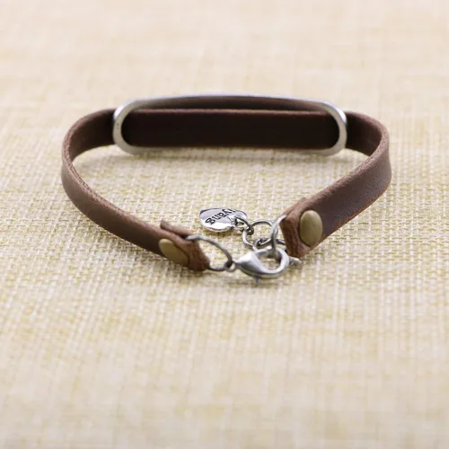 Vista 6 de Yiyang - Pulsera de cuero con mensaje inspirador para mujeres, niñas y adolescentes, regalo cristiano para navidad, cumpleaños, bautismo y navidad