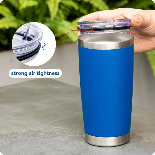 Vista 5 de Tapa de vaso de 20 onzas para Yeti Rambler, Old Style Rtic y más tazas de viaje, tapa de repuesto a prueba de salpicaduras para vasos de 3.2