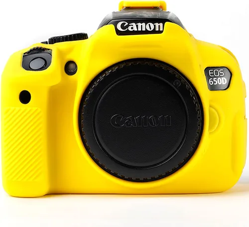 Vista 8 de Cubierta de cámara de silicona segura profesional Carcasa protectora de goma para Canon EOS 600D 650D 700D DSLR estuche de cámara (negro)
