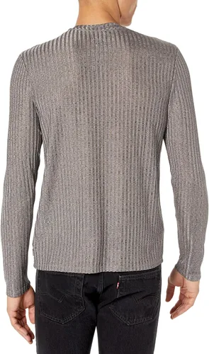 Vista 2 de GUESS Men's Long Sleeve Warehouse V Neck