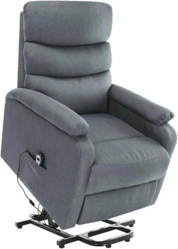 Vista 10 de Silla reclinable de masaje de pie, silla elevadora, sofá para el hogar, sillón reclinable eléctrico, silla de juegos, con bolsillo lateral, control