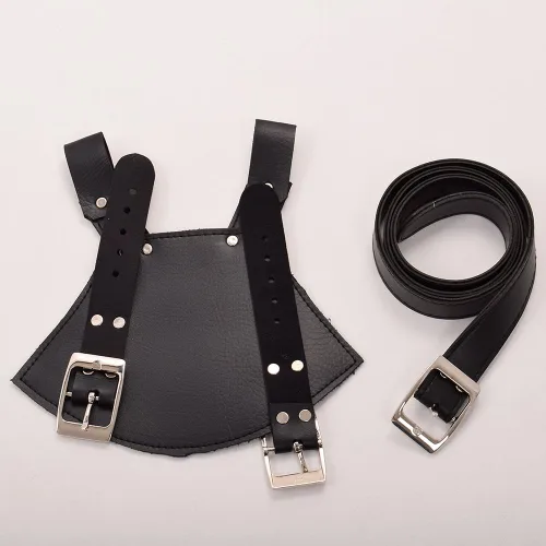 Vista 4 de BLESSUME Cinturón medieval de caballero con espada rana funda de estoque, soporte de vaina de estoque, 1 unidad
