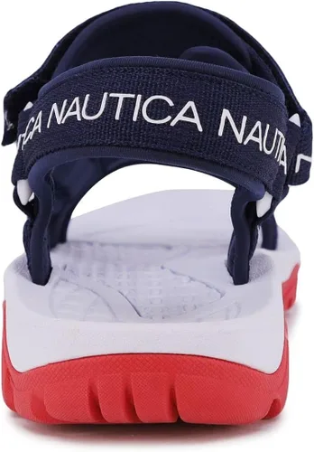 Vista 3 de Nautica Sandalias para hombre, zapatos de agua atléticos de punta abierta con correa