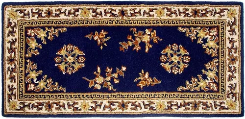 Vista 7 de Minuteman International Alfombra de lana oriental beige rectangular