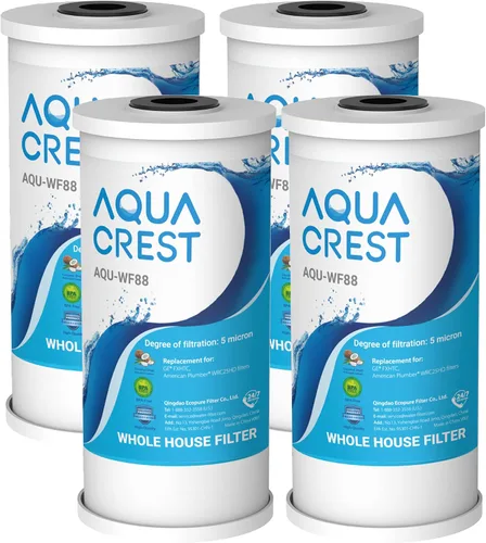 Vista 16 de AQUA CREST FXHTC - Filtro de agua para toda la casa de 5 micrones, 10 x 4.5 pulgadas, repuesto para GE® FXHTC, GXWH40L, fontanero americano W10-PR