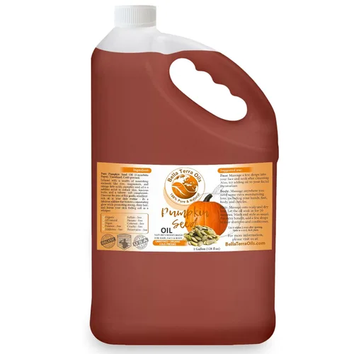 Vista 11 de Bella Terra Oils - Aceite de semilla de calabaza orgánico 2 oz - Esencia de calabaza orgánica pura, con ácido linoleico y vitamina A, para piel que