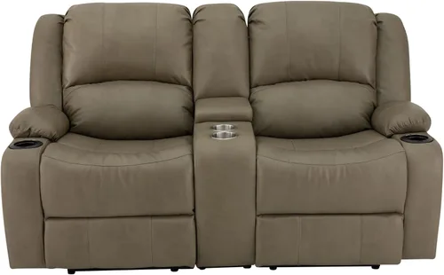 Vista 9 de RecPro Charles - Sofá reclinable doble de pared de 67 pulgadas, para autocaravana, con tela mejorada (color masilla)