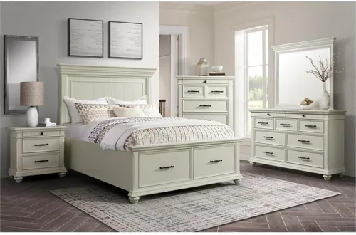 Vista 2 de Picket House Furnishings Brooks Mesita de noche con 3 cajones con puertos USB