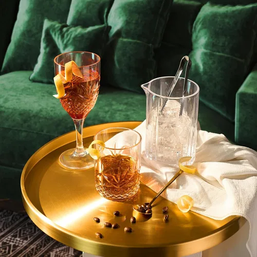 Vista 4 de Copas de vino de Tritan inastillables con tallo elegante, resellables Juego de 4 Vasos acrílicos de cristal de colores claros, reutilizable