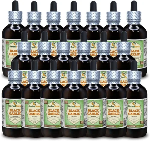 Vista 18 de Herbal Terra LLC Extracto líquido de bulbo seco de ajo negro (Allium Sativum), certificado orgánico, 2 onzas