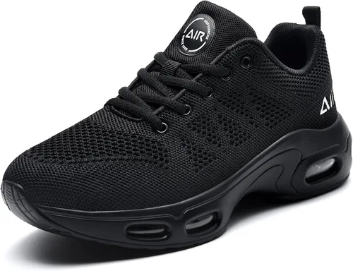 Vista 2 de PaSick Tenis para correr de aire para hombre, tenis para correr, gimnasio, tenis de moda, ligeros