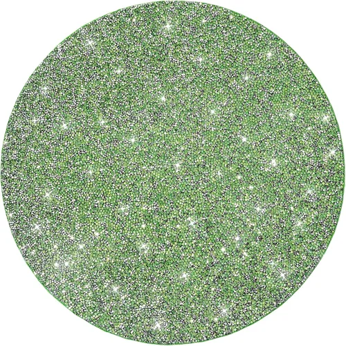 Vista 22 de Mantel individual negro de pedrería con diamantes triturados brillantes redondos lavables con purpurina para otoño, Halloween, boda, Navidad