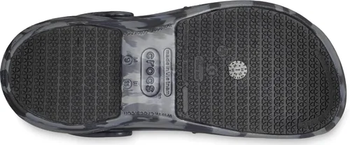 Vista 3 de Crocs Zuecos unisex para hombres y mujeres con gráfico bistró Zapatos de trabajo antideslizantes