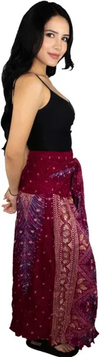 Vista 8 de Happy Trunks Faldas largas para mujer, ropa bohemia para mujer, falda larga, hippie, gitana, bohemio, estampado floral