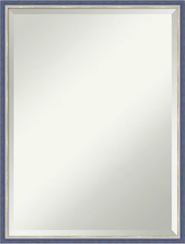 Vista 12 de Amanti Art Theo - Espejo de pared negro de 21 x 17 pulgadas, espejo rectangular estrecho de baño para decoración de pared de sala de estar, marco