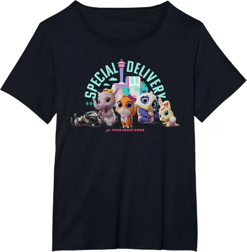 Vista 35 de Disney Camiseta de entrega especial Junior T.O.T.S, Negro, S