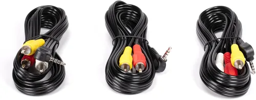 Vista 9 de THE CIMPLE CO Cable de audio y video RCA macho de 0.138 in a macho compatible con Roku y TiVo, cable A/V, no para cámaras, conector de cable