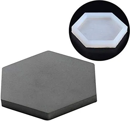Vista 7 de NICOLE Molde cuadrado de silicona DIY Moldes de montaña de hormigón para cemento, decoración casera L0466