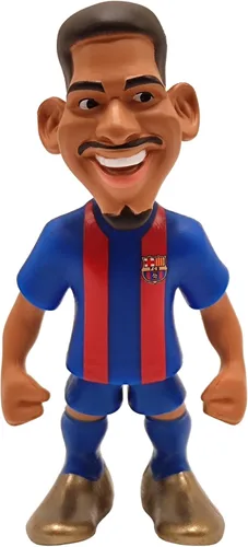 Vista 6 de MINIX COLLECTIBLE FIGURINES – Paquete de 5 estrellas del FC Barcelona (7cm) – Araujo, TER Stegen, GAVI, Pedri & Lewandowski – Mini figuras de fútbol
