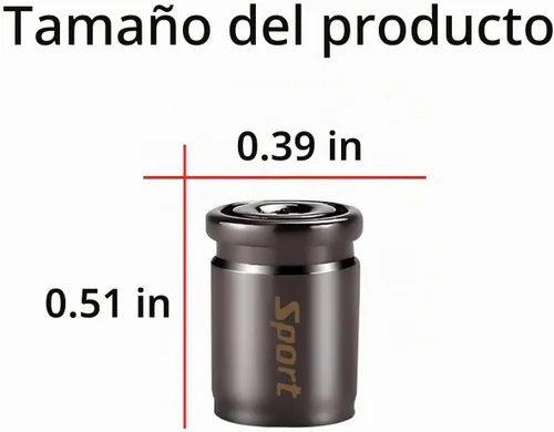 Vista 2 de Tapa de Válvula de Neumático, Diseño Antirrobo de Aleación de Zinc, 4 Piezas de Cubierta de Vástago de Rueda Automática con Sello de Goma Negro