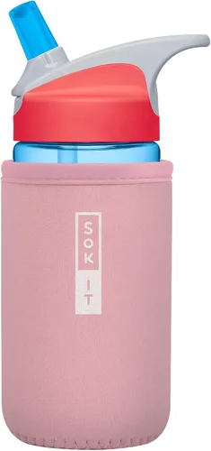 Vista 97 de Sok It BotlSok Funda para botella de agua con cubierta de neopreno aislante (Floral abstracto, se ajusta a CamelBak o Nalgene de 12 onzas)