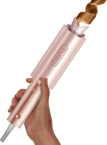 Vista 7 de Rizador Automático Rotativo Mejorado - TYMO CurlPro Plus Varita de Rizar de Barril Largo para Cabello Largo, Rizador de Pelo Cerámico para Mujeres