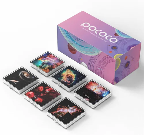 Vista 10 de POCOCO Discos realistas de la serie Constellation-1, resolución 5K, patrones realistas, 6 piezas